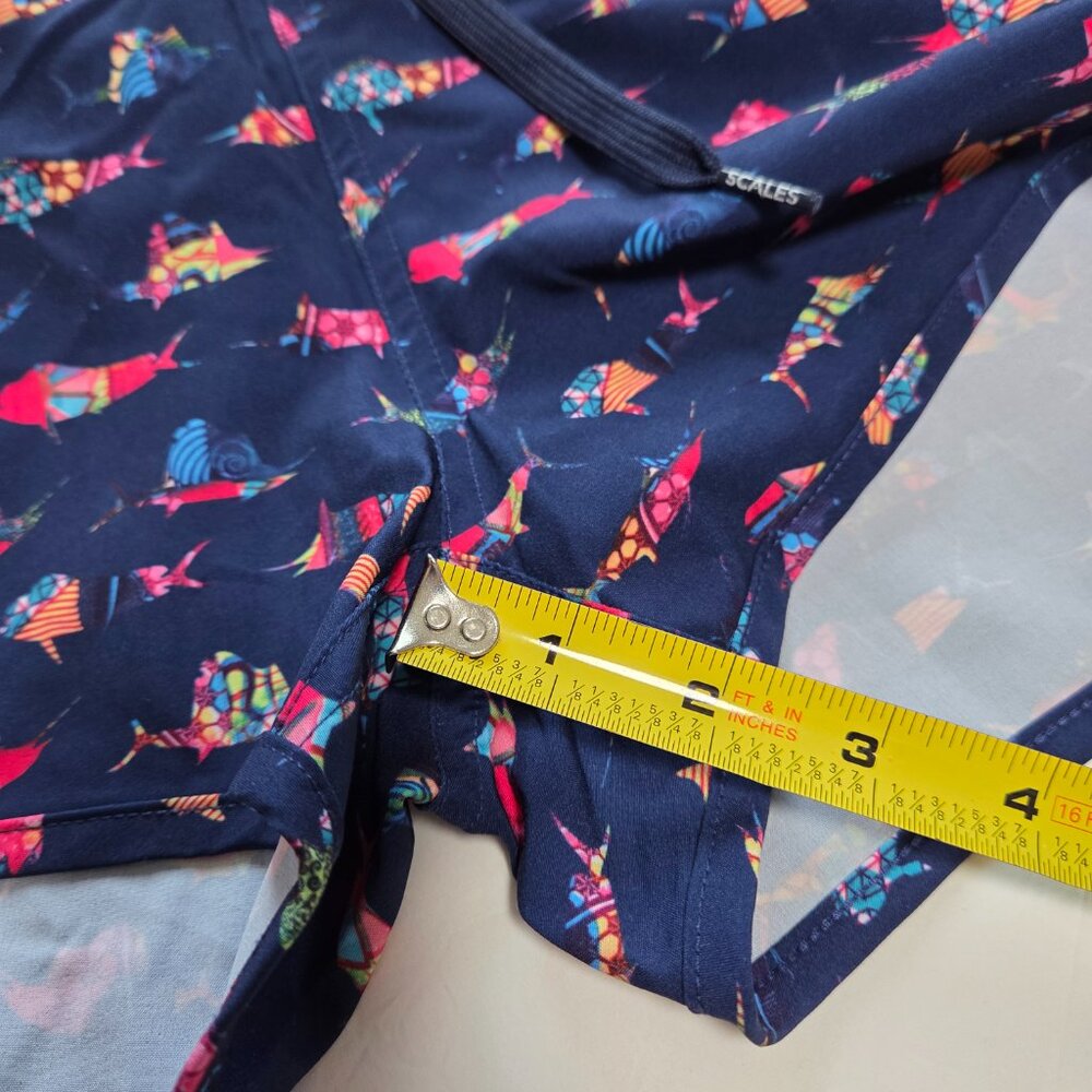 SCSLES Multi Colored Fish Shorts - Picture 4 of 9
